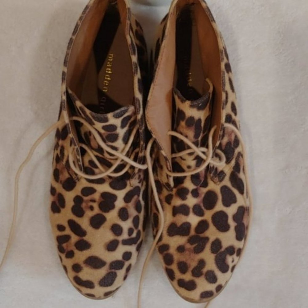 Madden Girl Leopard shoes 7 - Picture 4 of 5